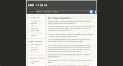 Desktop Screenshot of kuryazilim.com
